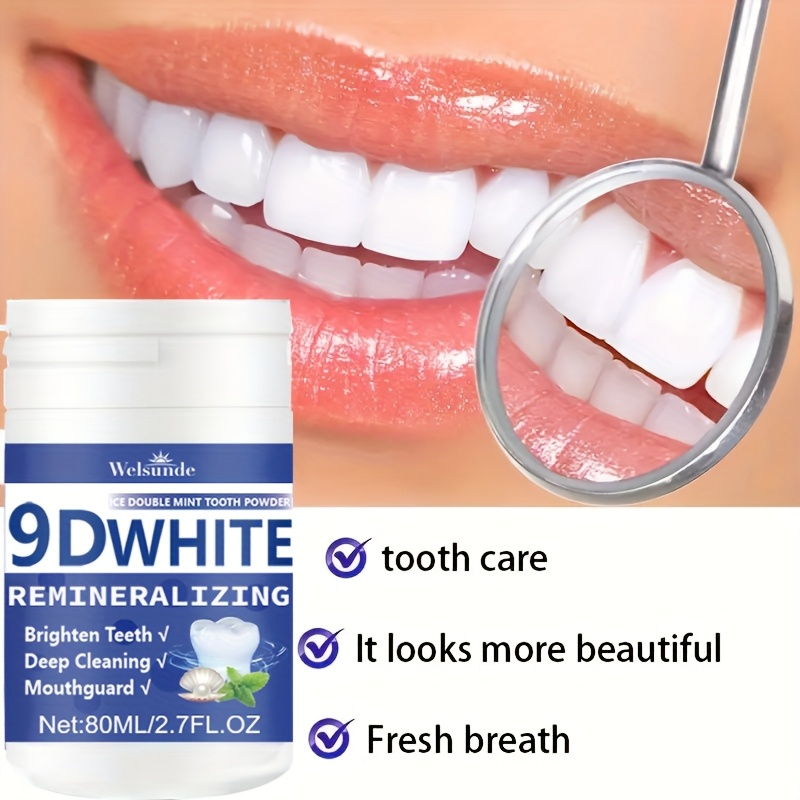 Teeth Whitening Powder - Polvo dental de hidroxapatita remineralizante blanco
