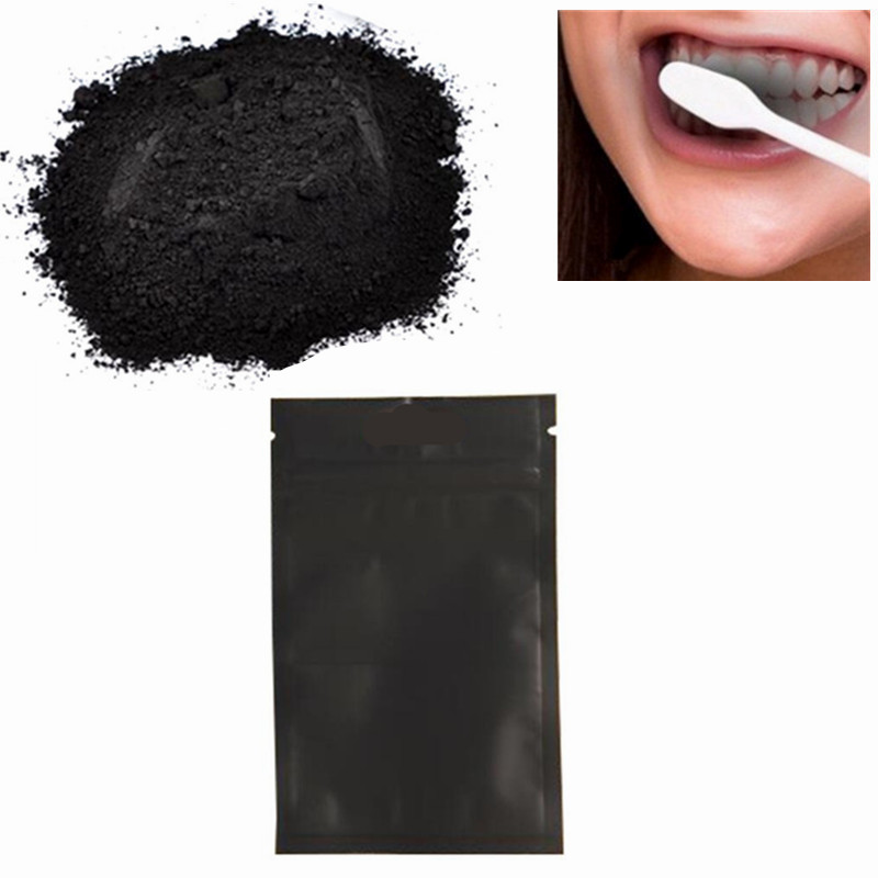 Teeth Whitening Powder - Dientes de carbón de bambú para