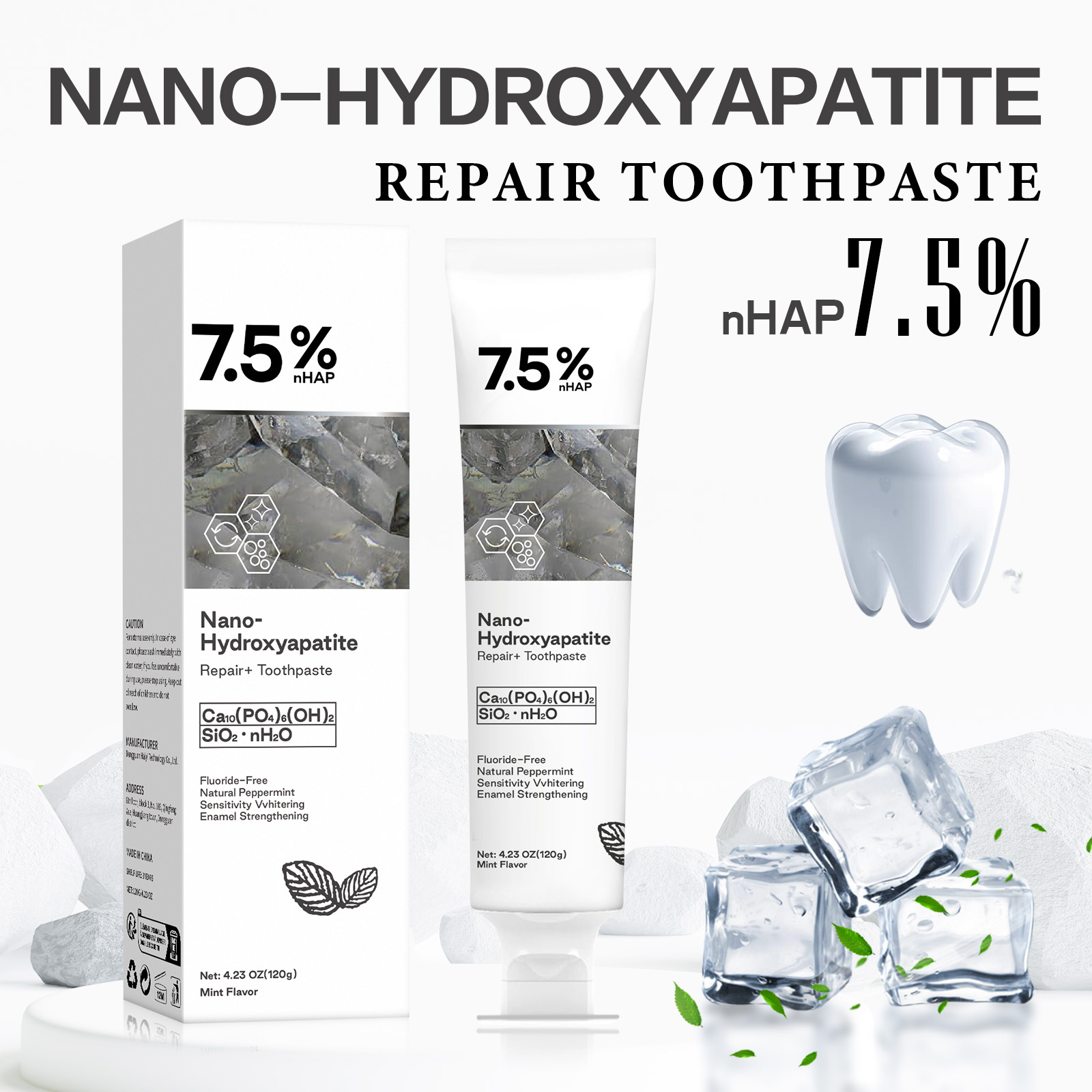 Teeth Whitening Best - Pasta Dental con Nano Hidroxiapatita para