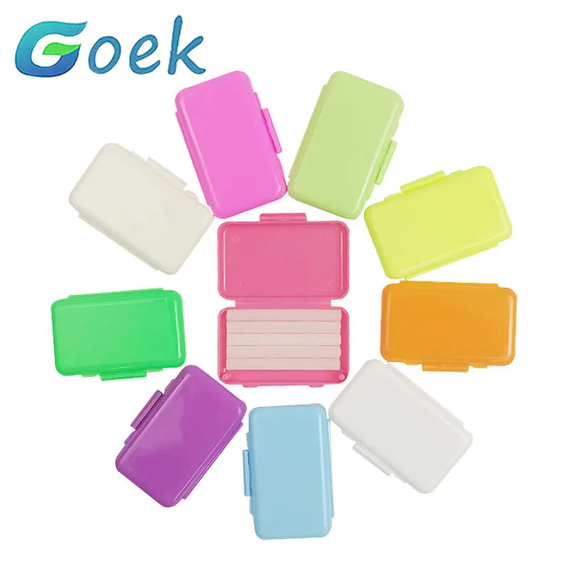 Teeth Whitening Gum - 10 cajas de cera ortodoncia para