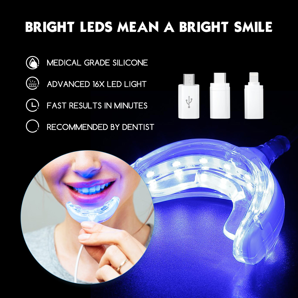 Teeth Whitening Blue Light - Luxsmile Smart LED blanqueamiento Dental portátil