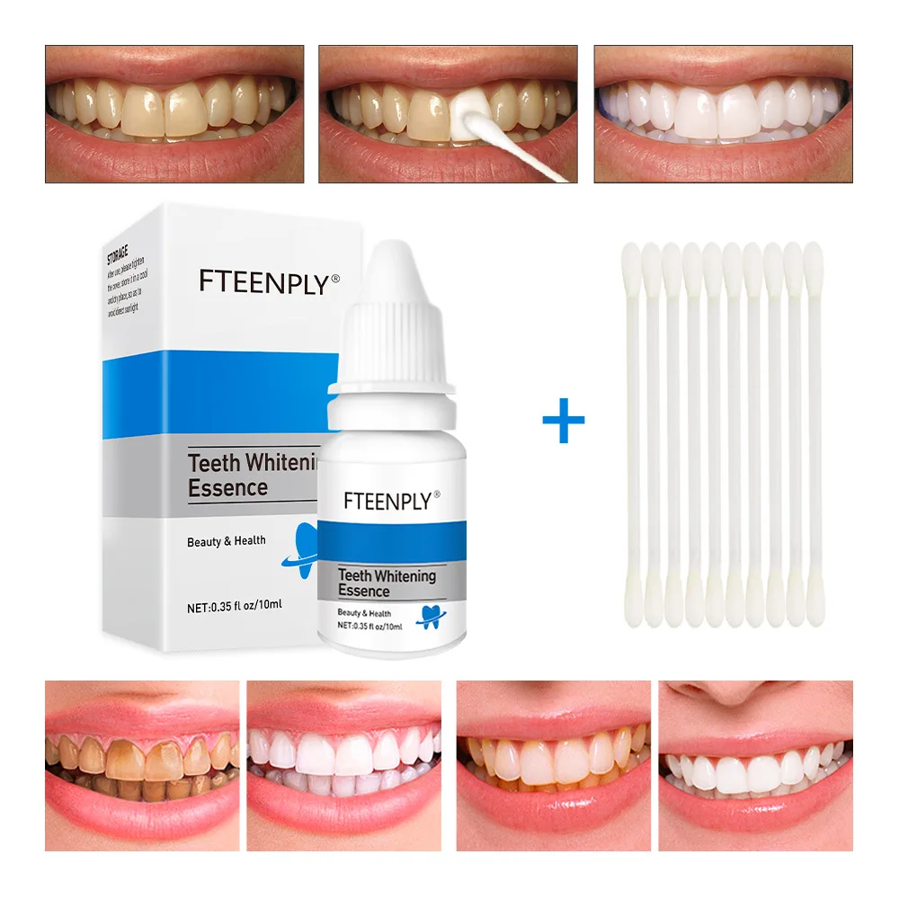 Teeth Whitening Powder - FTEENPLY-esencia para blanquear los dientes, polvo,