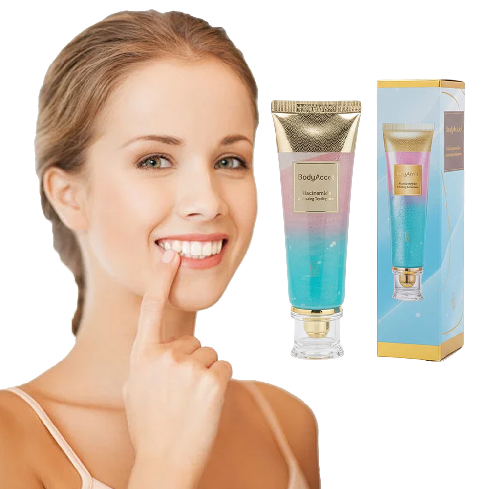 Teeth Whitening Best - Pasta Dental Blanqueadora con Niacinamida 100G,