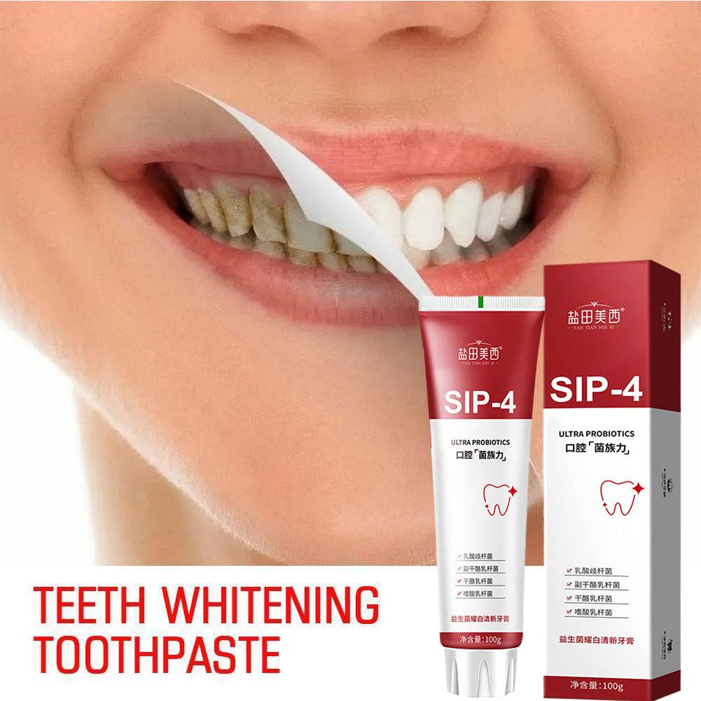 Teeth Whitening Best - Pasta Dental Blanqueadora Probiótica Sip-4 de