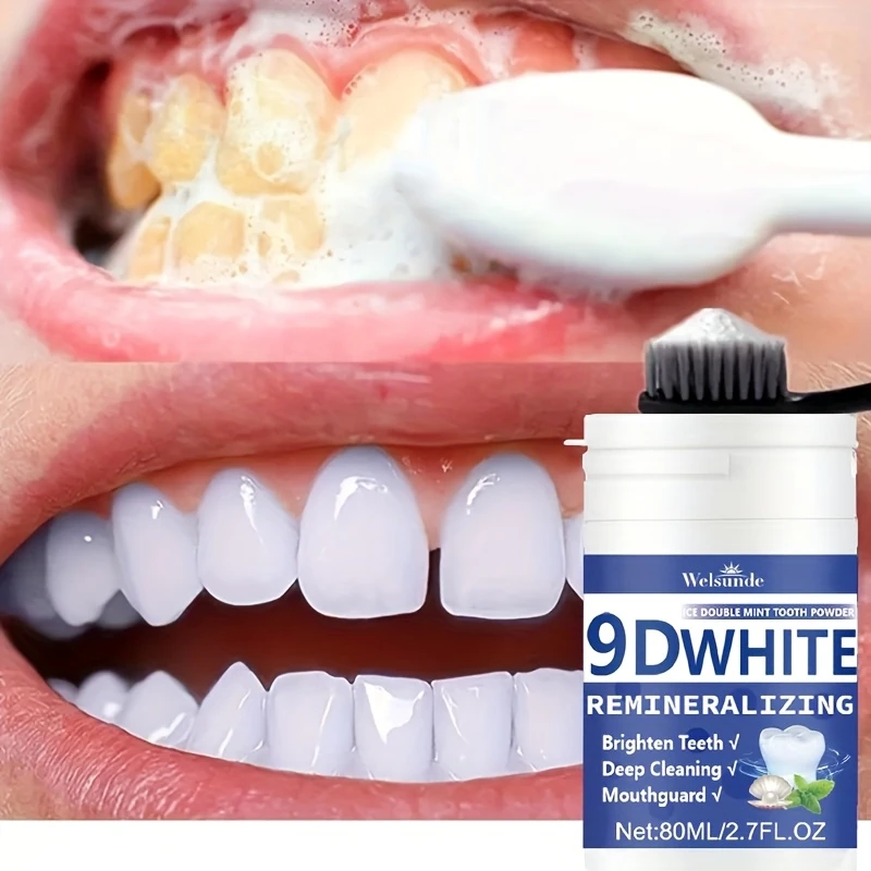 Teeth Whitening Powder - Polvo Dental Remineralizante de Hidroxiapatita 9D