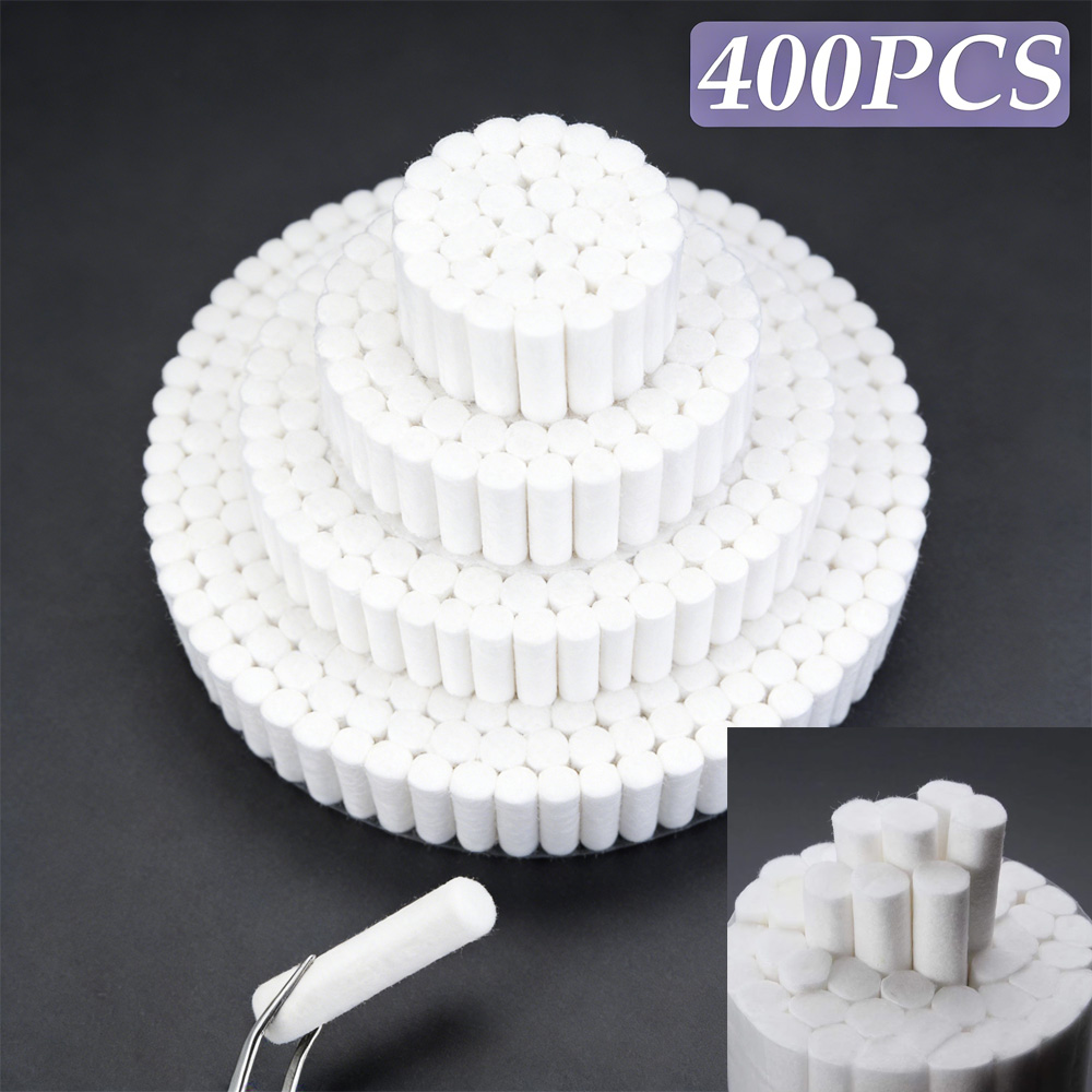 Teeth Whitening Procedure - 400 Rollos de Algodón Dental de