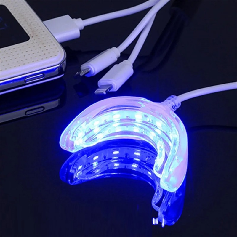 Teeth Whitening Blue Light - Acelerador de blanqueamiento dental, luz LED
