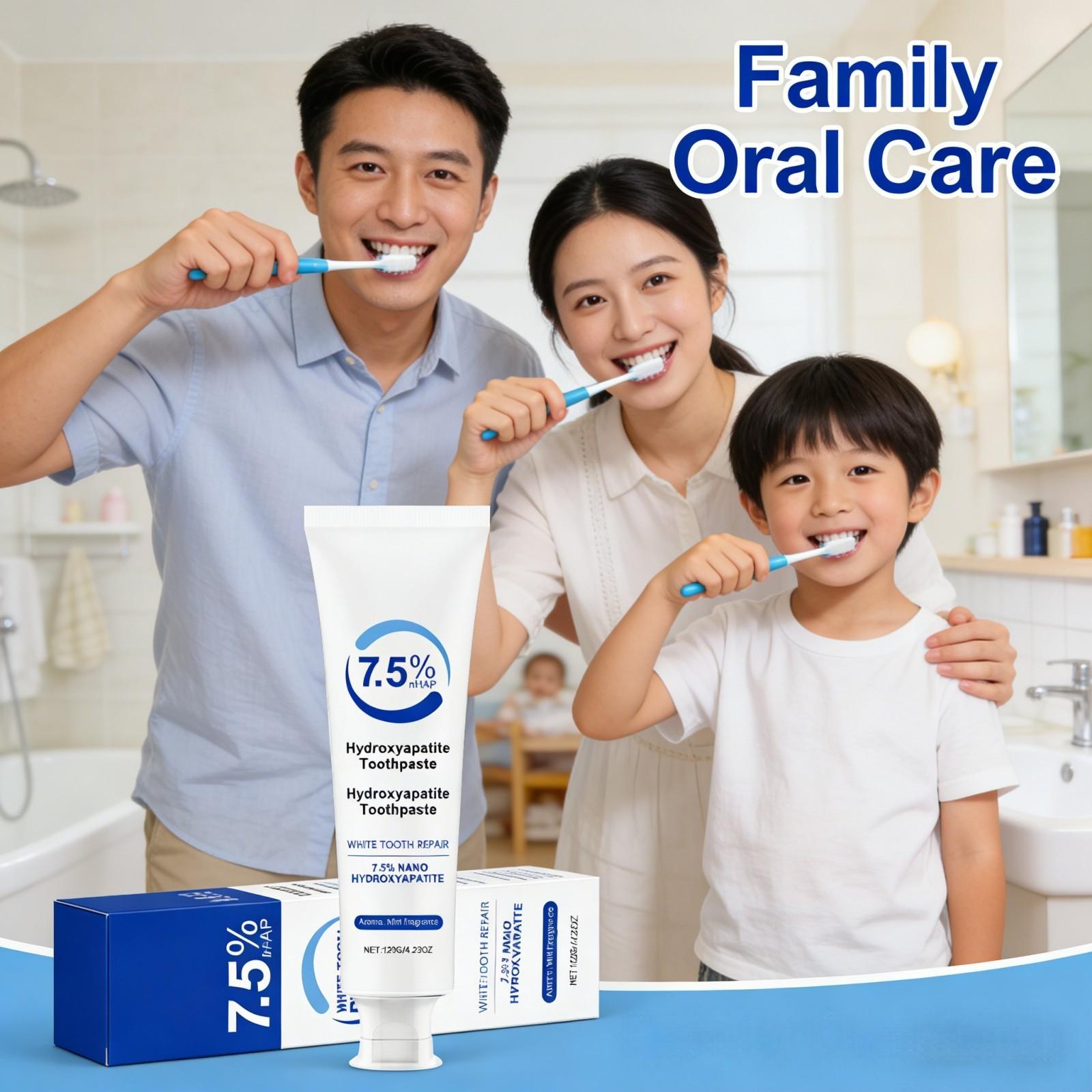 Teeth Whitening Foam Toothpaste - Pasta Dental con Nano Hidroxiapatita -