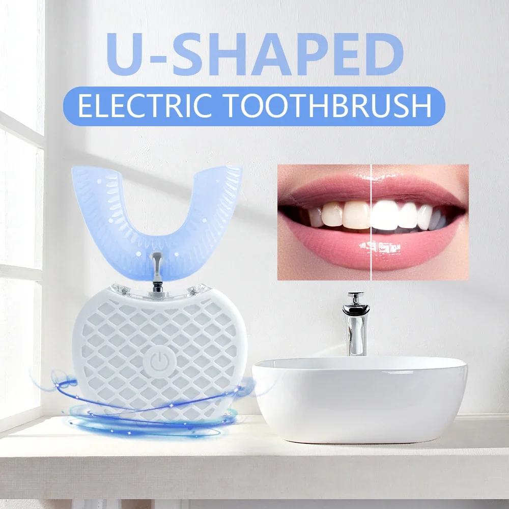 Cepillo de dientes eléctrico u - Teeth Whitening Blue Light reseña y precio
