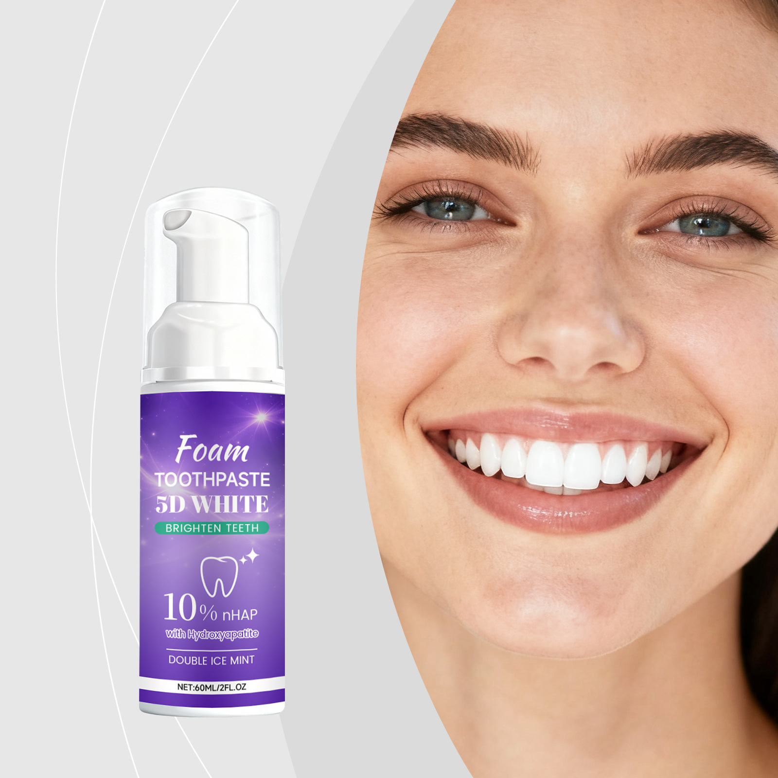 Espuma Dental Blanqueadora 5D, - Teeth Whitening Foam Toothpaste reseña y precio