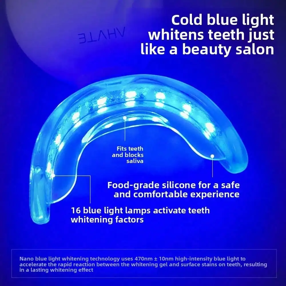 Instrumento de Belleza Dental, - Teeth Whitening Blue Light reseña y precio