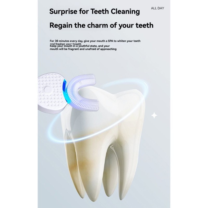 Cepillo de dientes eléctrico e - Teeth Whitening Gum reseña y precio