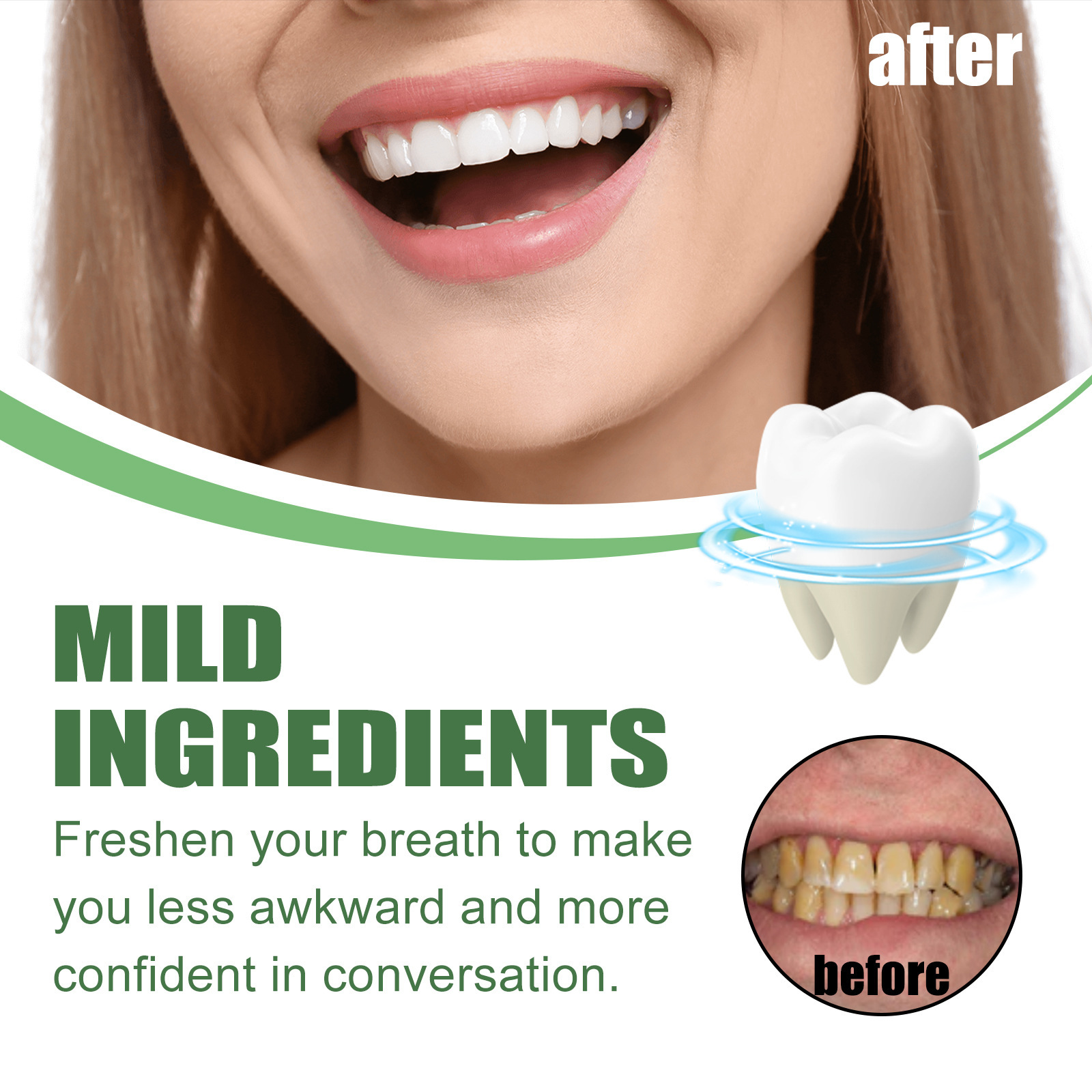 Espuma blanqueadora portátil d - Teeth Whitening Foam Toothpaste reseña y precio