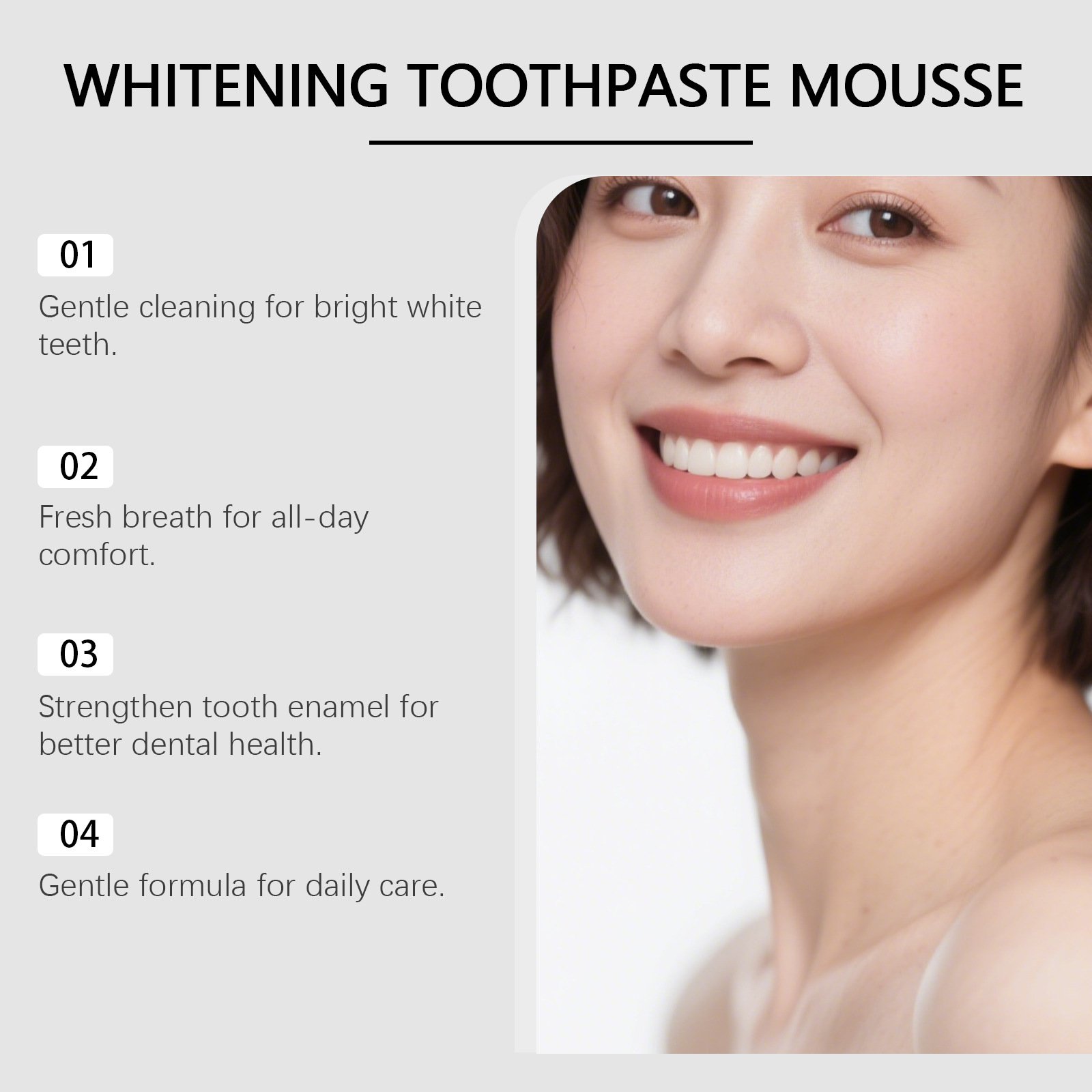 Pasta Dental Blanqueadora con  - Teeth Whitening Foam Toothpaste reseña y precio