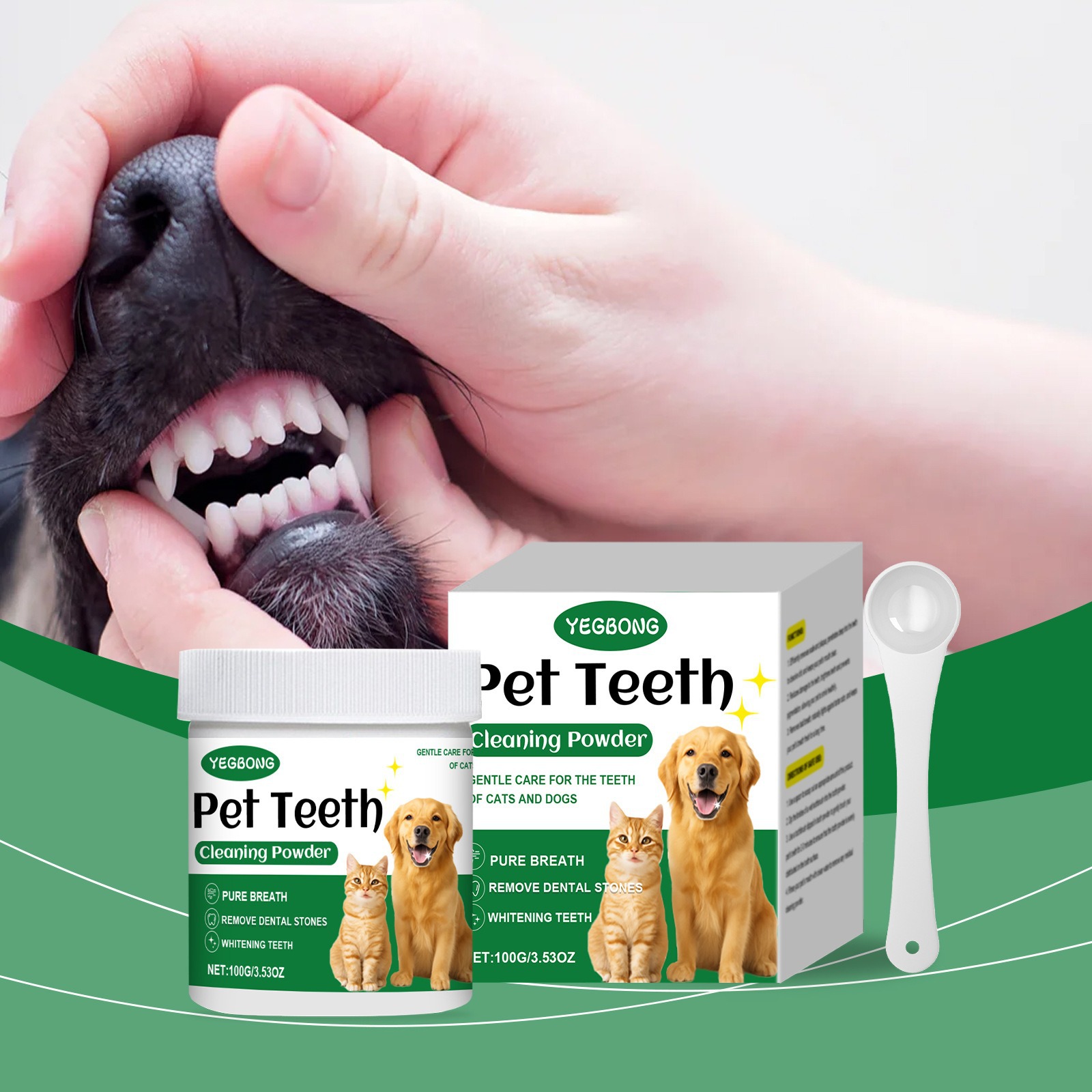 Polvo de limpieza de dientes p - Teeth Whitening Powder reseña y precio
