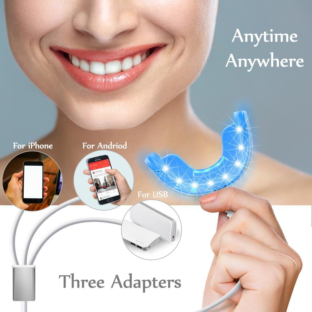 Lámpara Blanqueadora de Diente - Teeth Whitening Blue Light reseña y precio