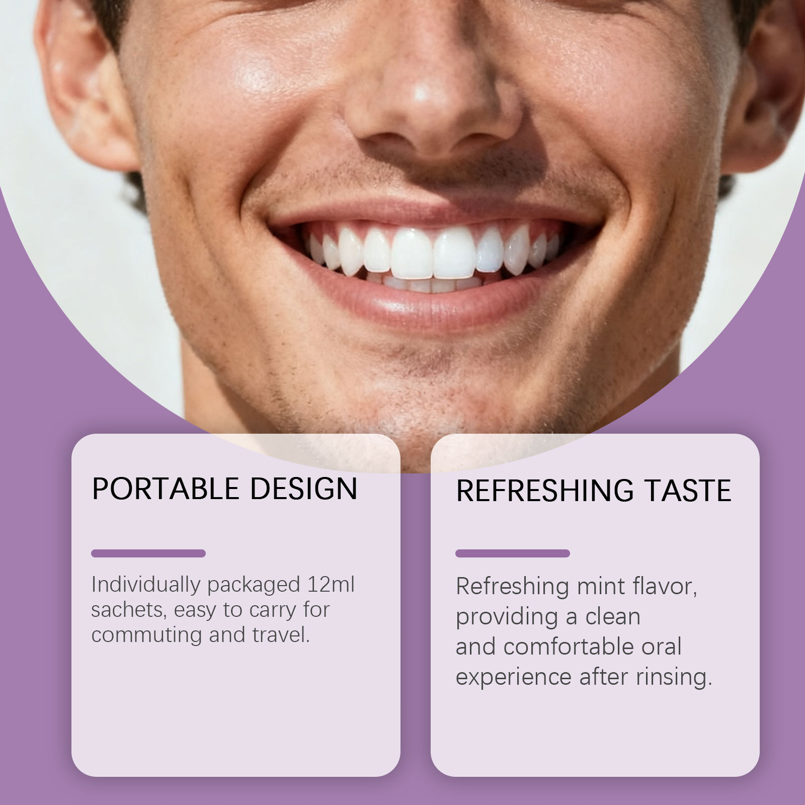 Enjuague Bucal Morado para Bla - Teeth Whitening Xylitol Gum reseña y precio
