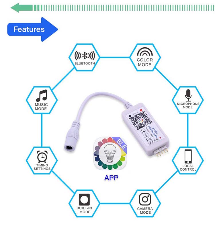 Magic Home-controlador WiFi in - Teeth Whitening Blue Light reseña y precio