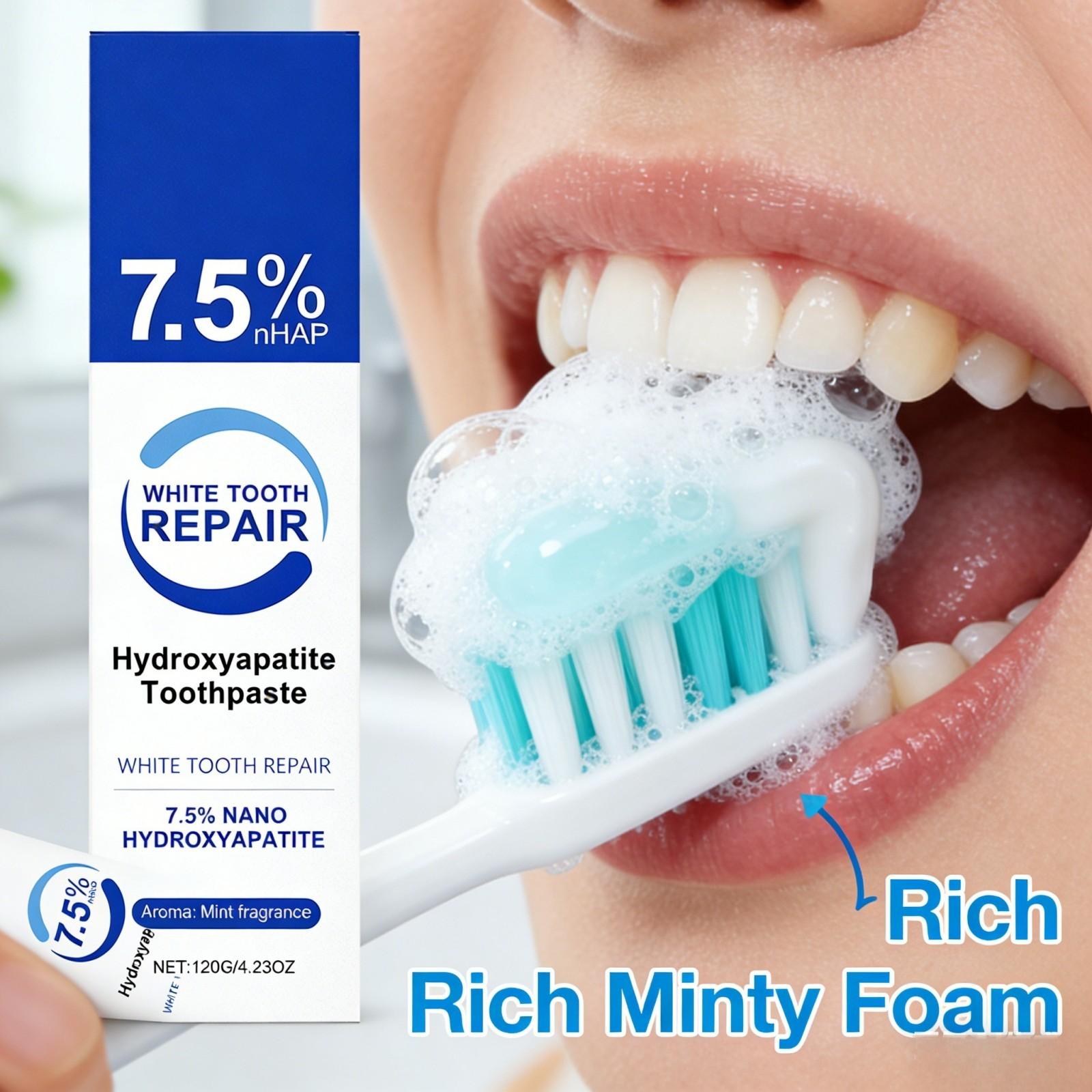 Pasta Dental con Nano Hidroxia - Teeth Whitening Foam Toothpaste reseña y precio